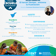 Taller Formativo El tercer tiempo - entrena la frustración - Escuela Educar Entrenando